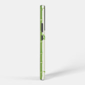 Japanese Bamboo and Floral Stripe Pattern Samsung Galaxyケース (右側面)
