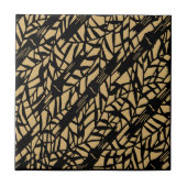 Japanese Bamboo Stencil Ise Katagami Pattern タイル (正面)