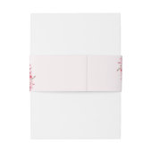 Japanese Blossom Wedding – Pink Floral 招待状ベリーバンド (裏面例)