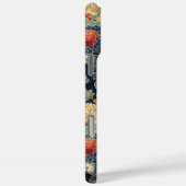 Japanese Blue Floral Pattern Monogrammed Case-Mate iPhoneケース (裏面 / 右)