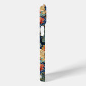 Japanese Blue Floral Pattern Monogrammed Case-Mate iPhoneケース (裏面 / 右)