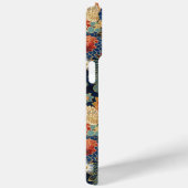 Japanese Blue Floral Pattern Monogrammed Case-Mate iPhoneケース (裏面 / 右)