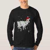 Japanese Bobtail Cat Christmas Lights Christmas Ca Tシャツ (正面)
