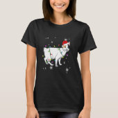 Japanese Bobtail Cat Christmas Lights Christmas Ca Tシャツ (正面)