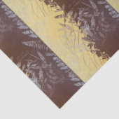 Japanese Botanical Minimal Leaves Soft Gold Light 薄葉紙 (詳細)