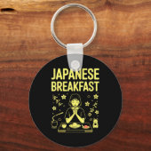 Japanese Breakfast Zen Morning Miso Rice Tea Graph キーホルダー (正面)