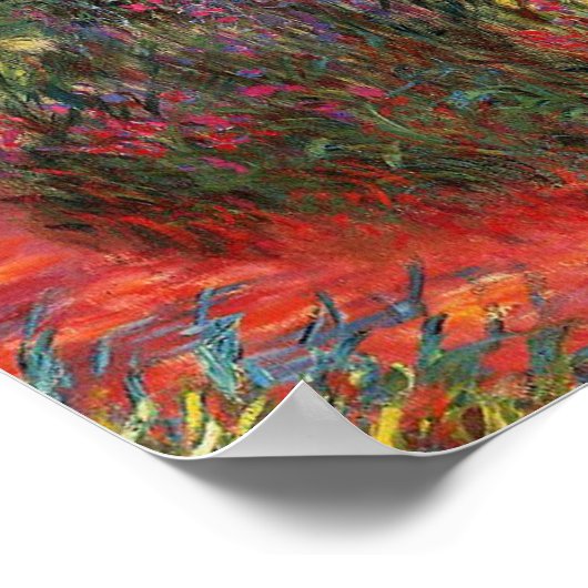 Japanese Bridge | Claude Monet ポスター (角)