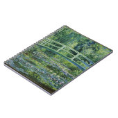 Japanese Bridge Over Water Lilies Notebook ノートブック (左側)