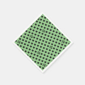 Japanese Calligraphy Cat スタンダードカクテルナプキン (角)