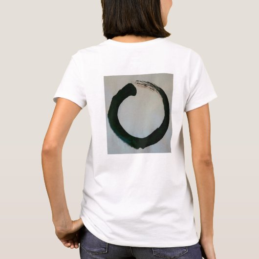 Japanese calligraphy design shirt tシャツ (裏面)