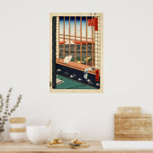 Japanese Cat Master Art Print White Cat Poster ポスター (キッチン)