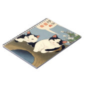 Japanese Cats Blossom Tree Notebook ノートブック (左側)