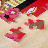Japanese charm∣hina dolls – celebration of girls'  ジグソーパズル (側面)