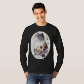 Japanese Cherry Blossom British Shorthair Cat Saku Tシャツ (正面フル)