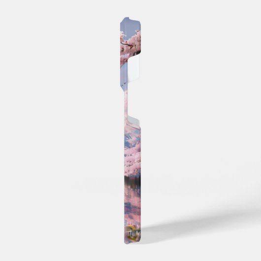 Japanese Cherry Blossom & Mount Fuji iPhone Case – iPhoneケース (左側面)