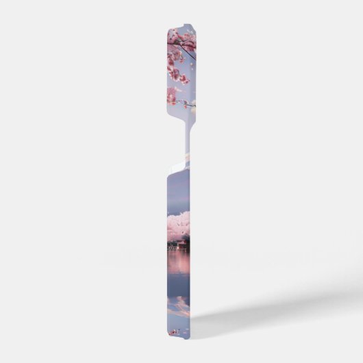 Japanese Cherry Blossom & Mount Fuji iPhone Case – iPhoneケース (右側面)