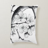Japanese Cherry Blossom Sakura アクセントクッション (裏面(縦))