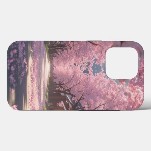 Japanese Cherry Blossom Sakura Phone Case - Day Case-Mate iPhoneケース (裏面 (横))