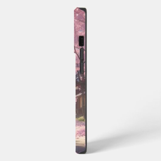 Japanese Cherry Blossom Sakura Phone Case - Day iPhoneケース (左側面)