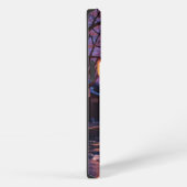 Japanese Cherry Blossom Sakura Phone Case - Night iPhoneケース (右側面)