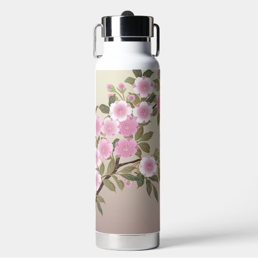 Japanese Cherry Blossoms ウォーターボトル (正面)