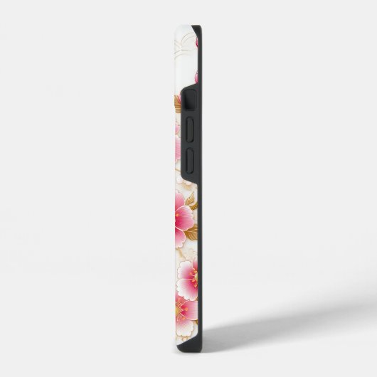 japanese cherry blossoms iPhoneケース (左側面)