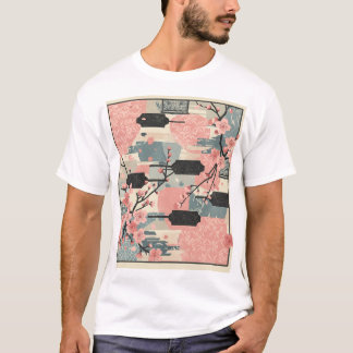 「Japanese cherry blossoms」Japanese style T-shirt Tシャツ