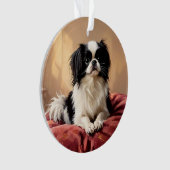 Japanese Chin オーナメント (正面)