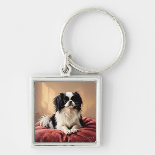Japanese Chin キーホルダー (正面)