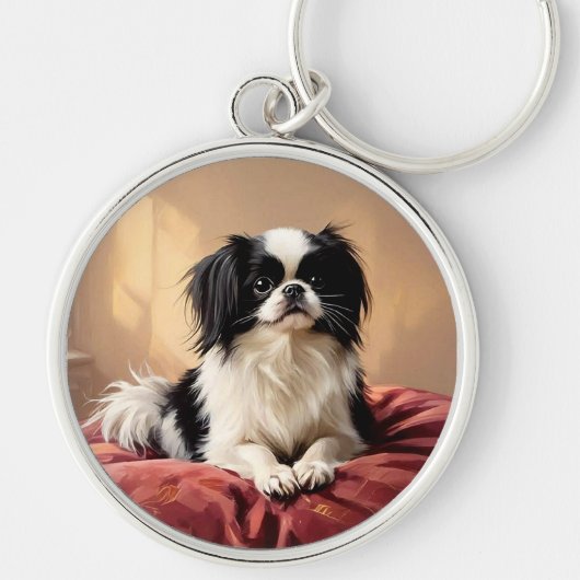 Japanese Chin キーホルダー (正面)