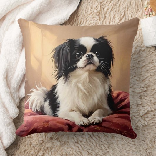 Japanese Chin クッション (ブランケット)