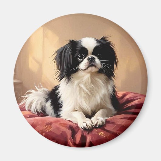 Japanese Chin マグネット (正面)
