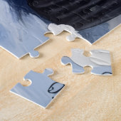 Japanese Chin Christmas Red Truck Holiday ジグソーパズル (側面)