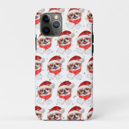 Japanese Chin Dog Breed Christmas Stars iPhone 11 Proケース