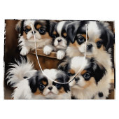 Japanese Chin Love ラージペーパーバッグ (裏面)