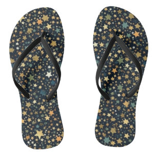 Japanese Chiyogami Star Pattern Flip Flops ビーチサンダル