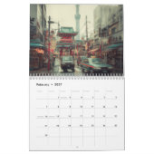 Japanese Cityscape | Tokyo Japan City Wall カレンダー (2月 2027)