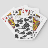 Japanese Cloud Pattern Aesthetic トランプ (裏面)