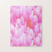Japanese Clouds, Dawn, Orchid Pink and Coral Jig ジグソーパズル (縦)