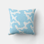 Japanese Clouds Stencil Ise Katagami Pattern クッション (裏面)