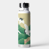 Japanese Crane and Pine Tree ウォーターボトル (右面)
