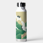 Japanese Crane and Pine Tree ウォーターボトル (左面)