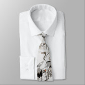 Japanese Crane Birds Wetlands Wildlife  Tie ネクタイ (タイ)