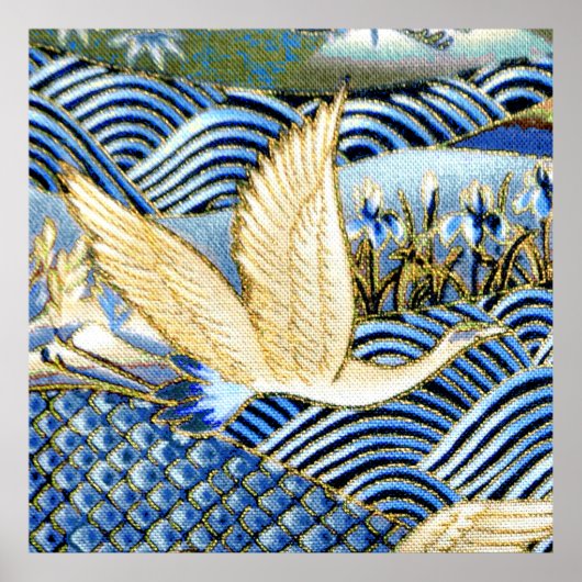 Japanese Crane Custom ポスター (正面)