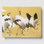 Japanese Cranes Vintage Bird Classic ゲストブック (正面)