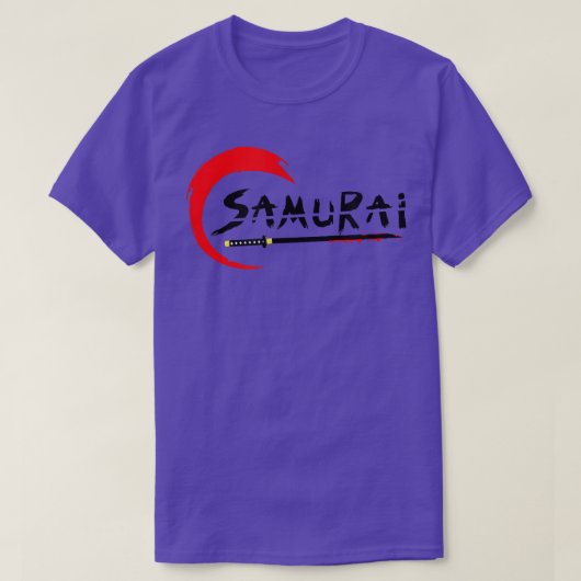 Japanese Cyber samurai tet warrior katana Aestheti Tシャツ (デザイン正面)