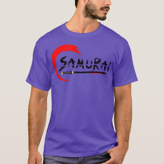 Japanese Cyber samurai tet warrior katana Aestheti Tシャツ