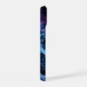 Japanese Cyberpunk Mountain Wave Eclipse Poster iPhone 15ケース (右側面)