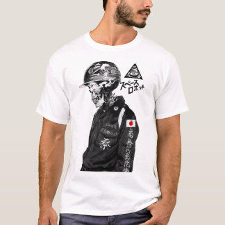Japanese Cyberpunk Skullface Urban Style  Tシャツ