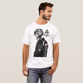 Japanese Cyberpunk Skullface Urban Style  Tシャツ (正面フル)